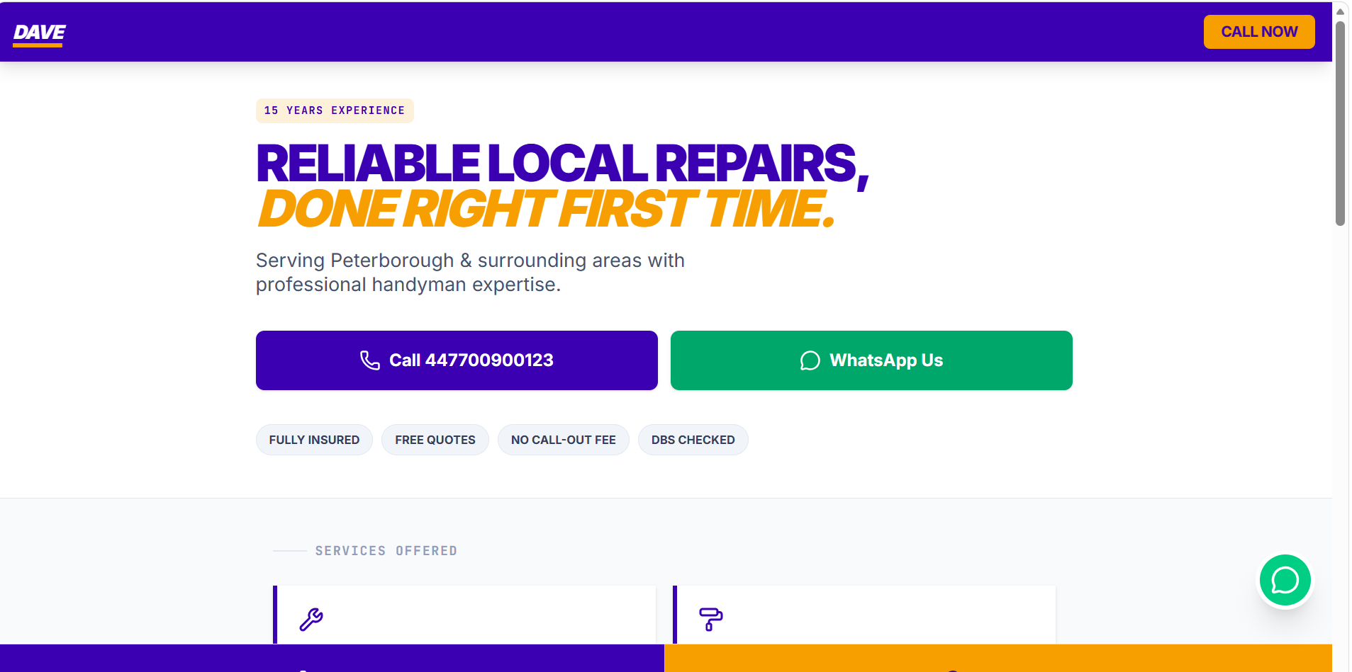 Dave — Handyman, Peterborough